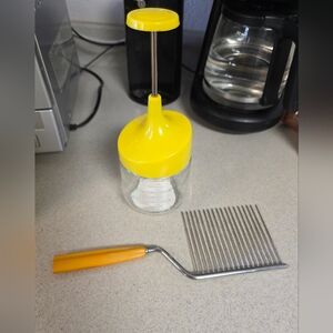 Yellow and Silver Kitchen Tool Set